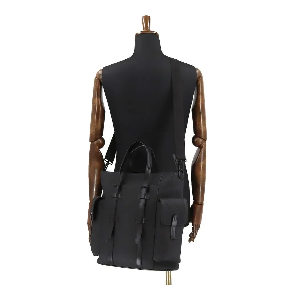 Louis Vuitton Christopher Backpack Taurillon Leather Black